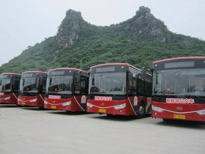 便民!桂林再增101輛新能源純電動公交車