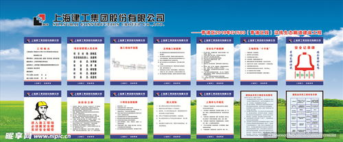 上海建工園林集團五牌一圖樣式設(shè)計圖